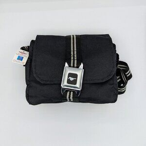 Ford Mustang Buckle-Down Seatbelt Bag Black Nylon NWT